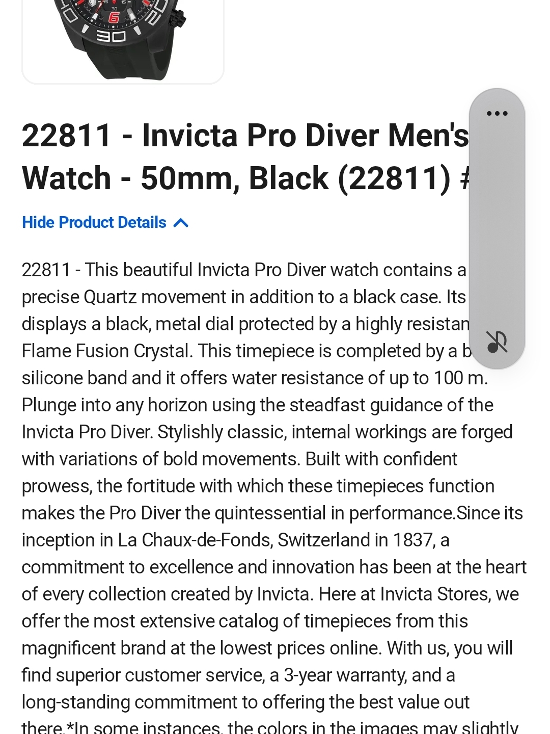 Invicta Pro Driver 50mm Watch Invicta Pro Driver 50mm Watch